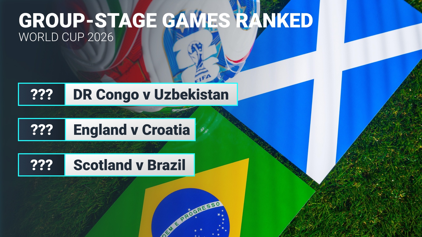 World Cup: Scotland v Brazil tops 'World Cup group-stage game' vibes ranking