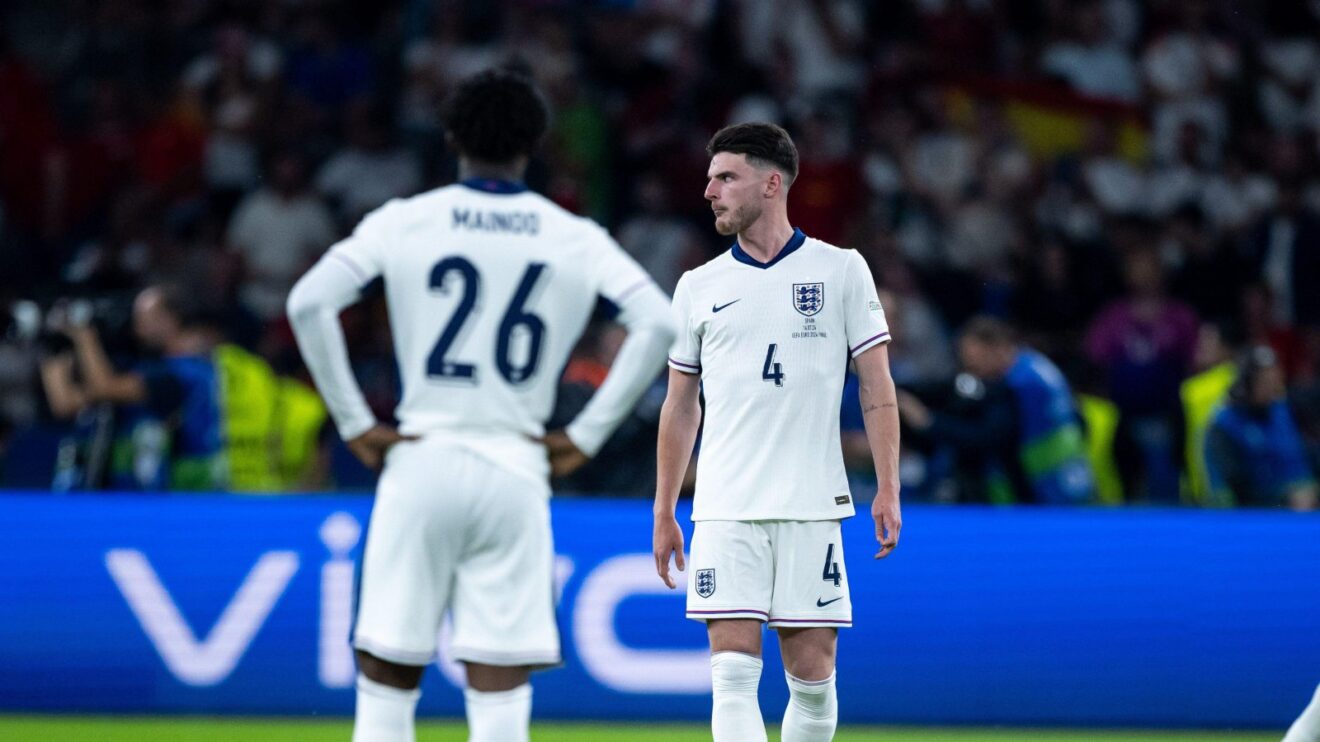 England duo Declan Rice and Kobbie Mainoo