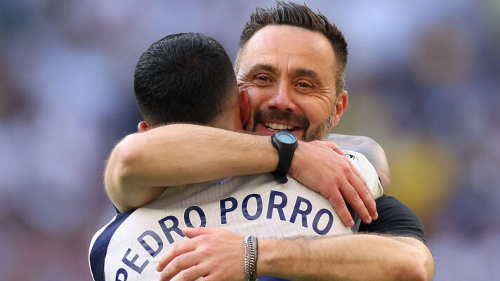 Roberto De Zerbi, Pedro Porro, Tottenham