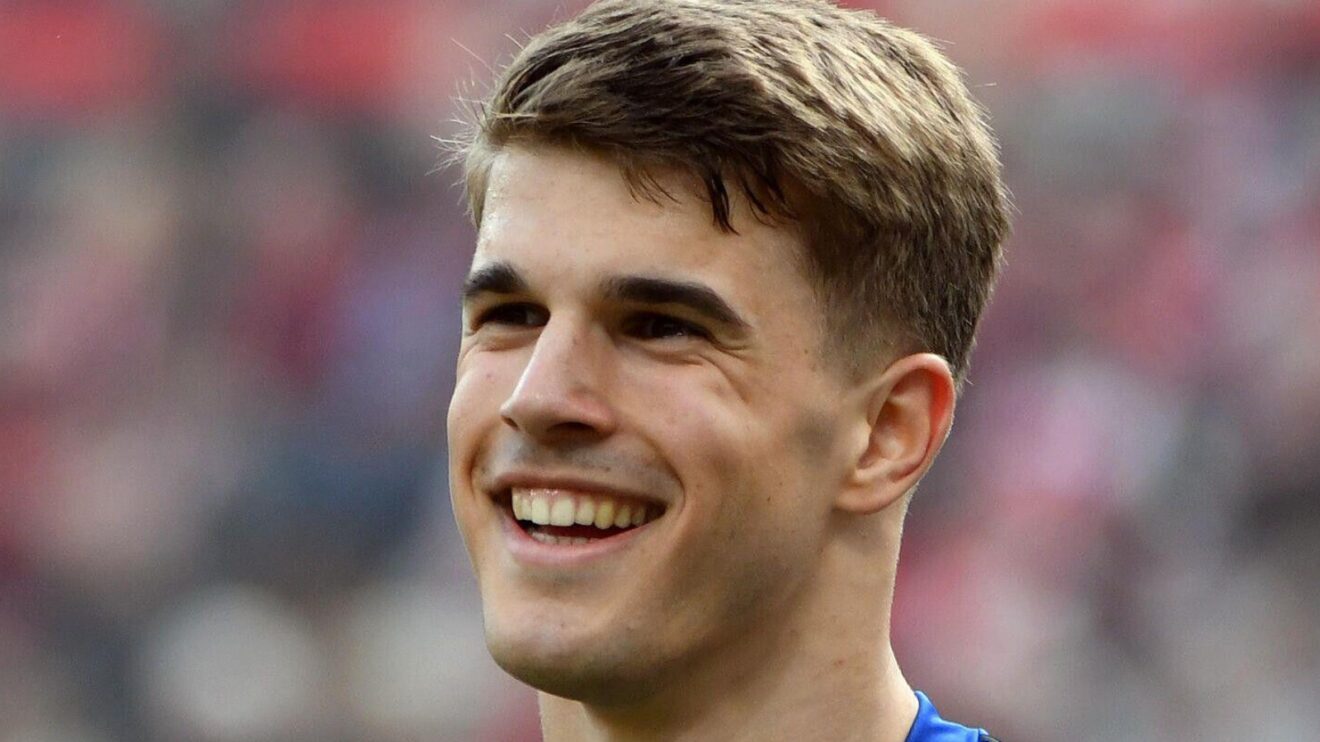 Hamburg defender Luka Vuskovic, on loan from Spurs