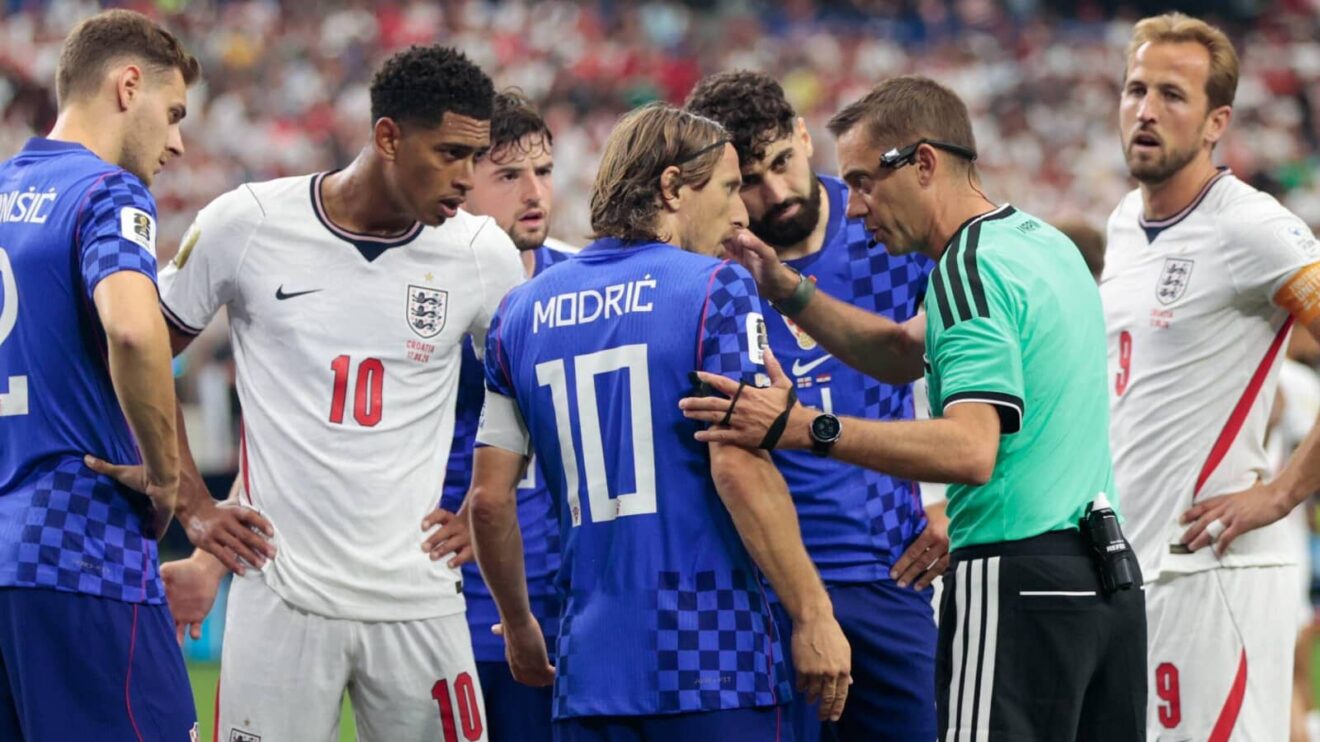 Luka Modric Croatia vs England