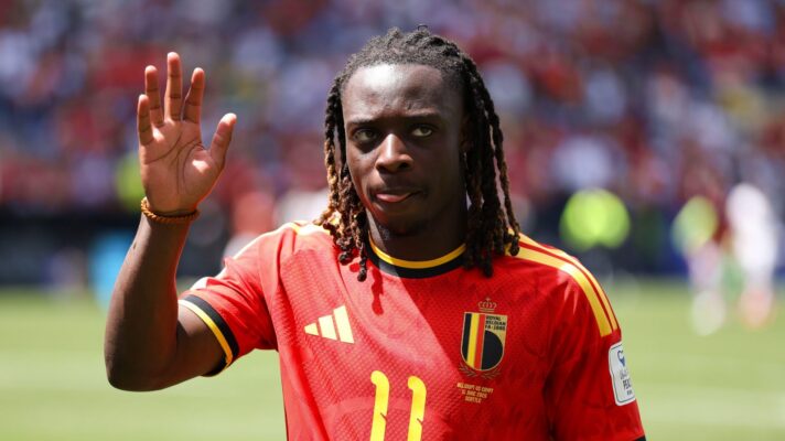 Jeremy Doku of Belgium