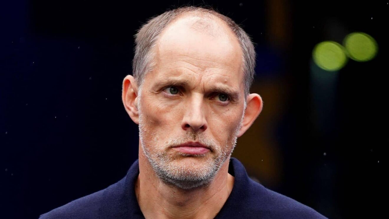 Thomas Tuchel throughout the England gallery versus Ghana at the Planet Mug