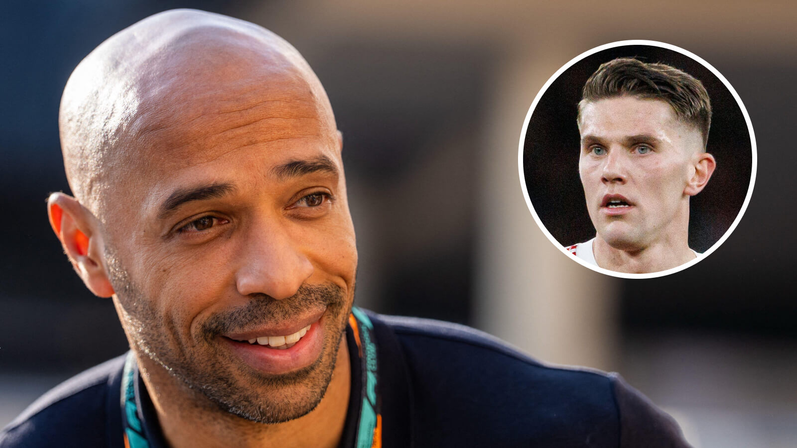 Two Images Collage Thierry Henry Viktor Gyokeres