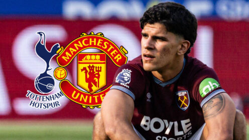 Tottenham increasingly confident they will beat Man Utd to £80m Premier League star