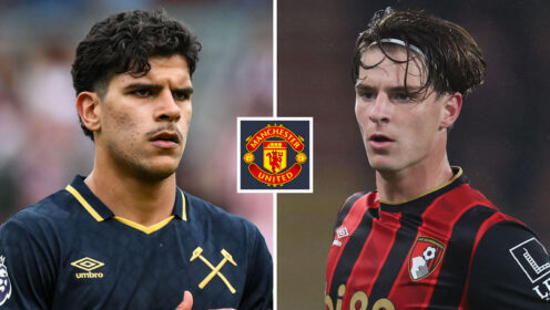 Man Utd see £170m pair as attainable targets in search of third (or second) midfield signing