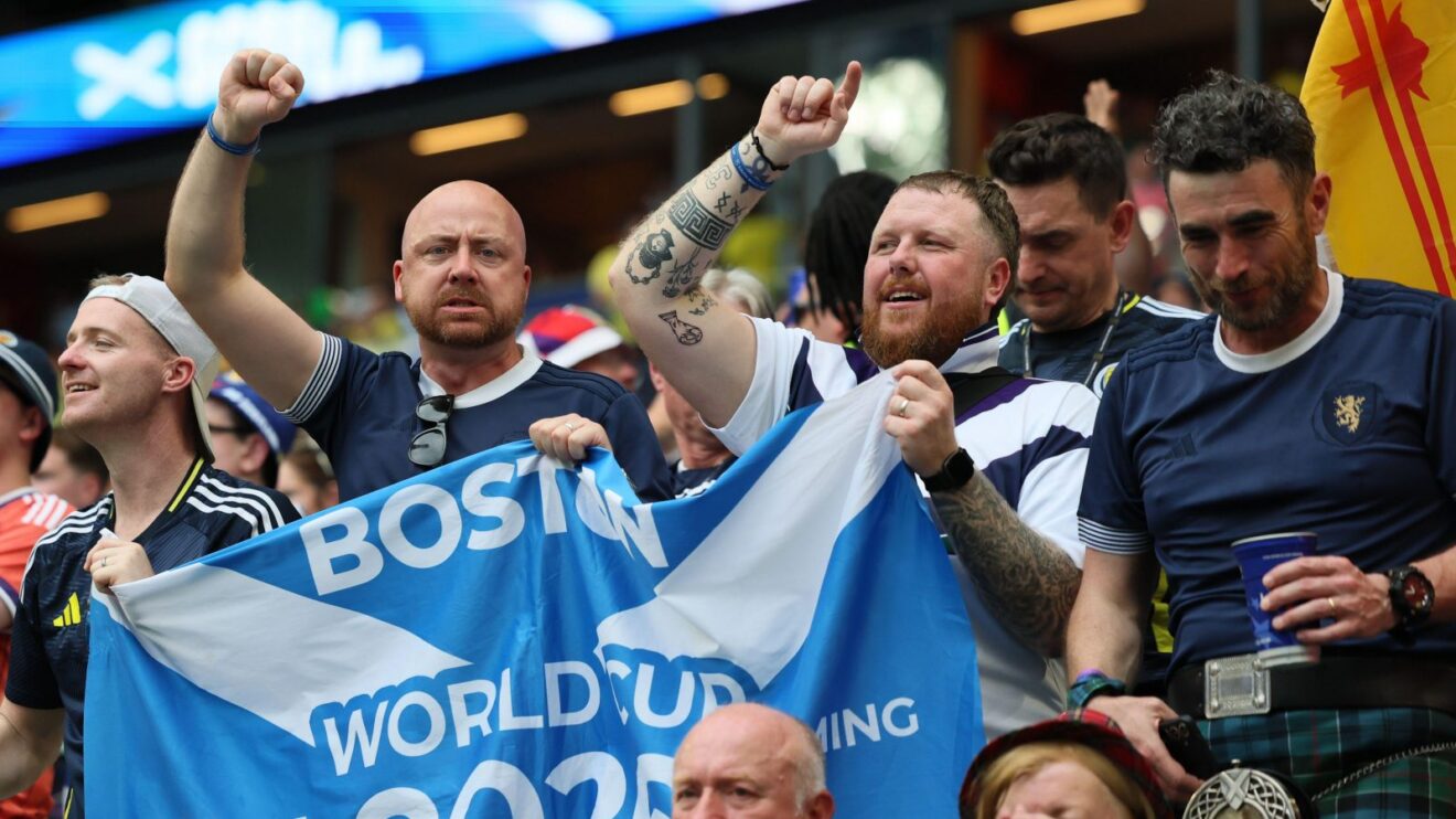 Scotland fans happy to be there