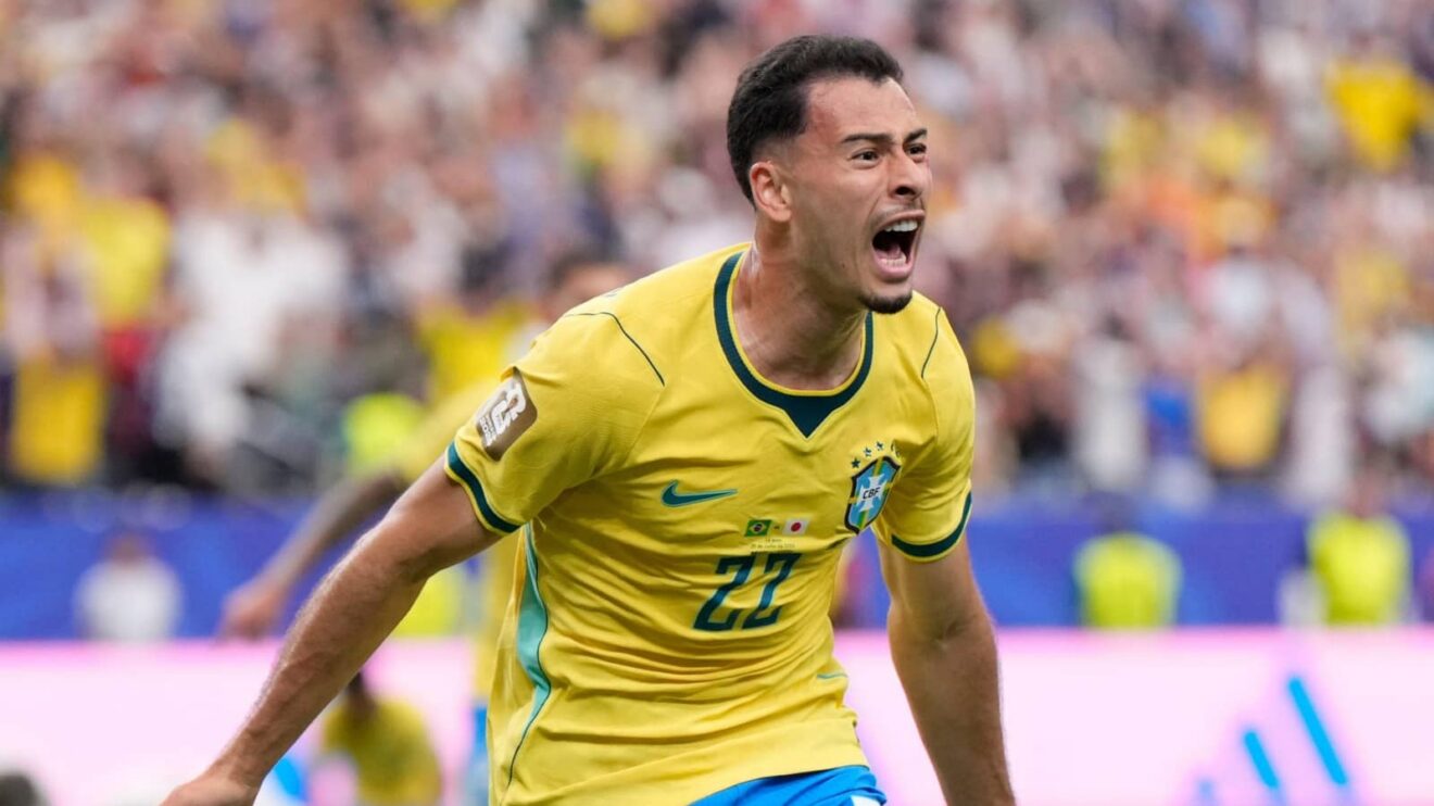 Arsenal winger Gabriel Martinelli worships Brazil purpose - copyright F365