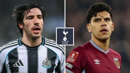 Tottenham nearing biggest signing of record-breaking £185m double coup