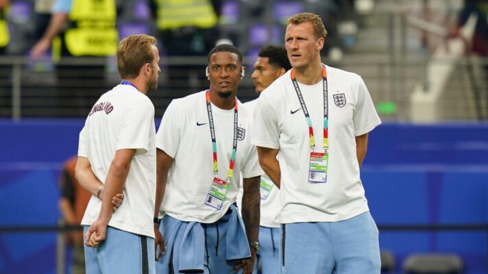 Dan Burn, Ezri Konsa and Harry Kane