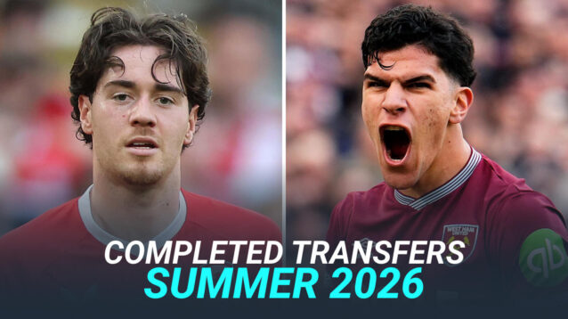 Premier League completed transfers