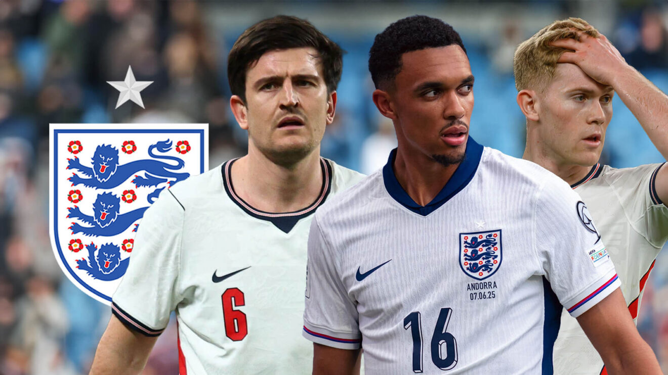 Maguire, Trent and Lewis Hall missing from World Cup.