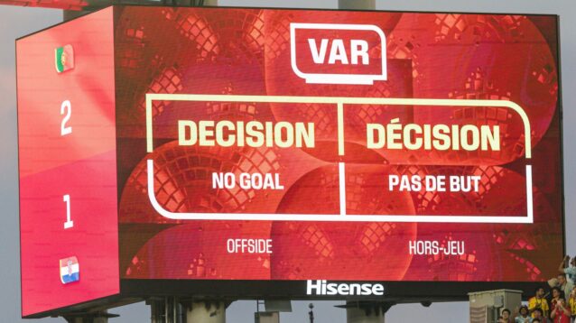 Confirmation that Croatia's goal against Portugal at the 2026 World Cup has been disallowed