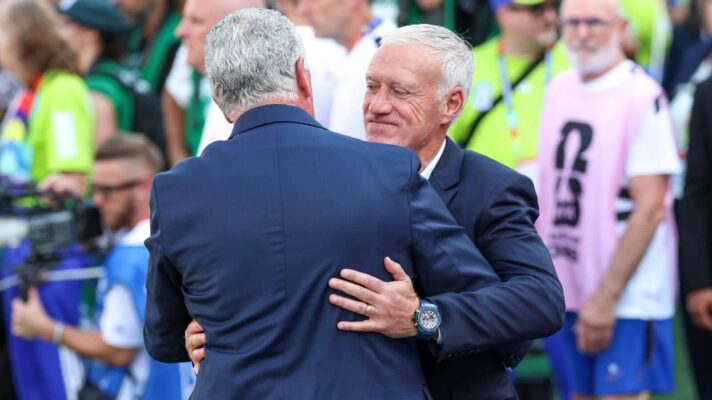 Gustavo Alfaro, Didier Deschamps Paraguay vs France