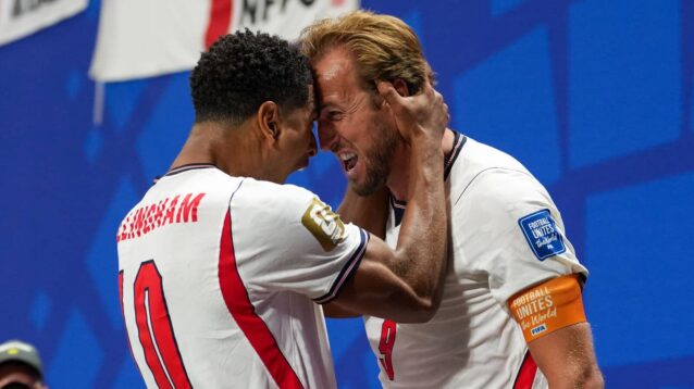 Jude Bellingham, Harry Kane England celebration