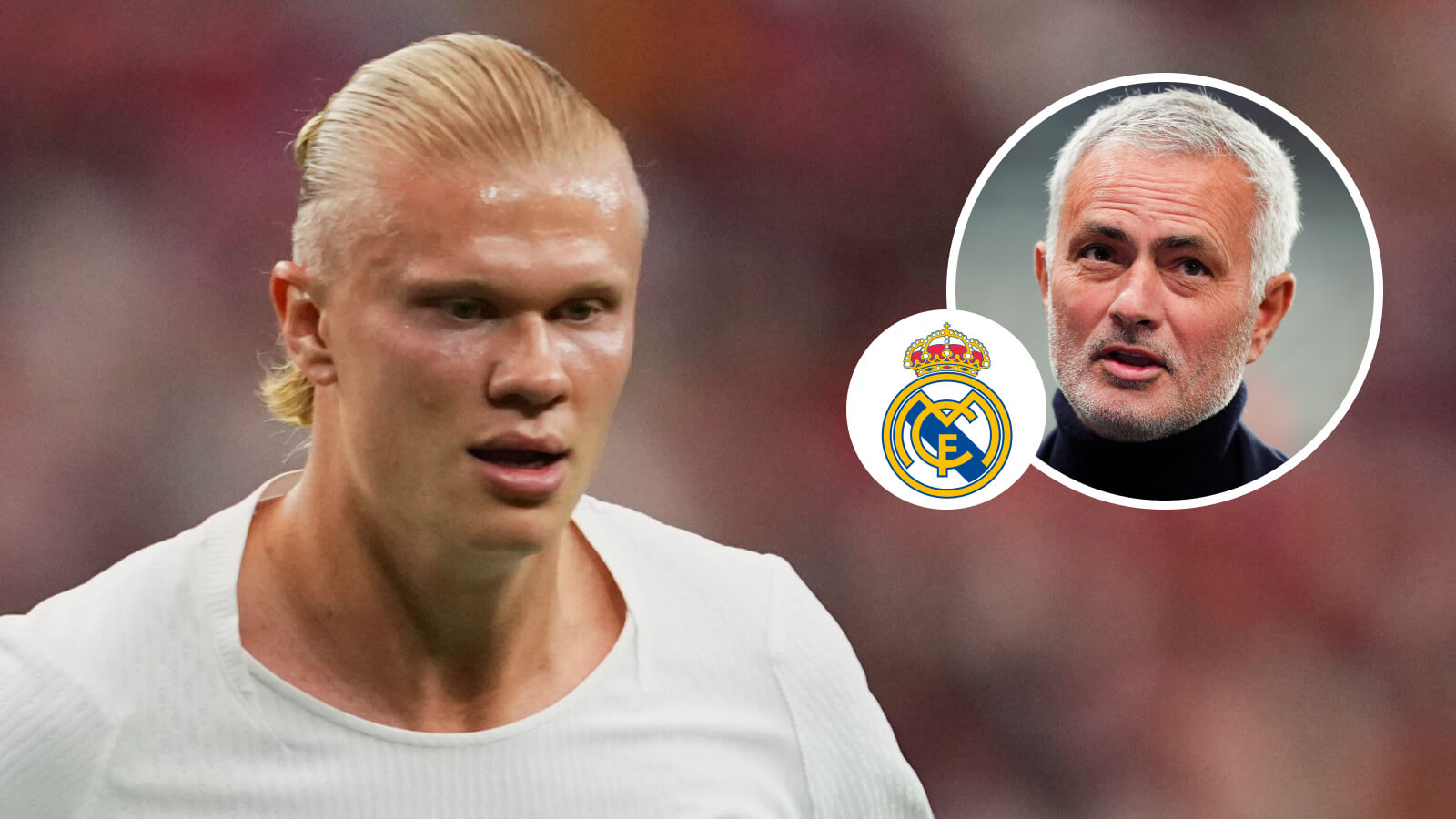 Mourinho toma a decisão de contratar Erling Haaland do Man City