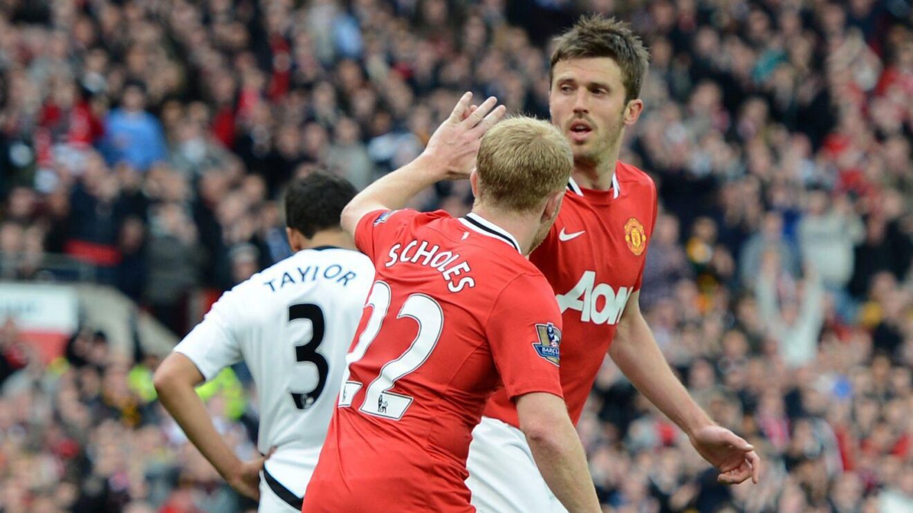 Michael Carrick and Paul Scholes