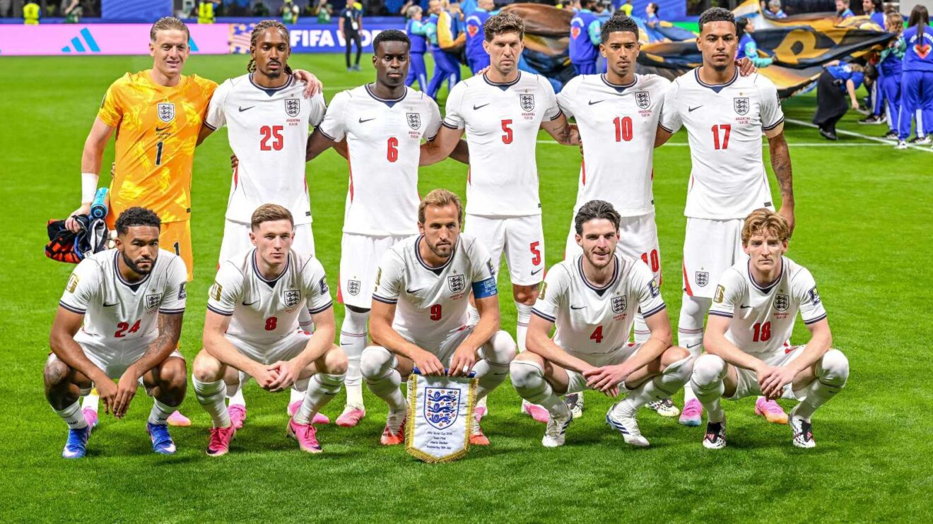 England starting XI vs Argentina.