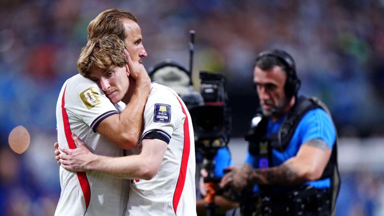 Harry Kane and Anthony Gordon