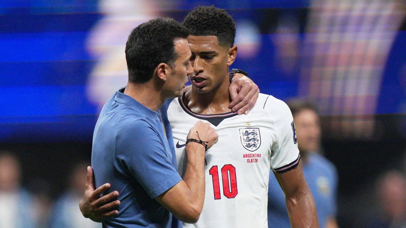 Lionel Scaloni, Jude Bellingham Argentina vs England