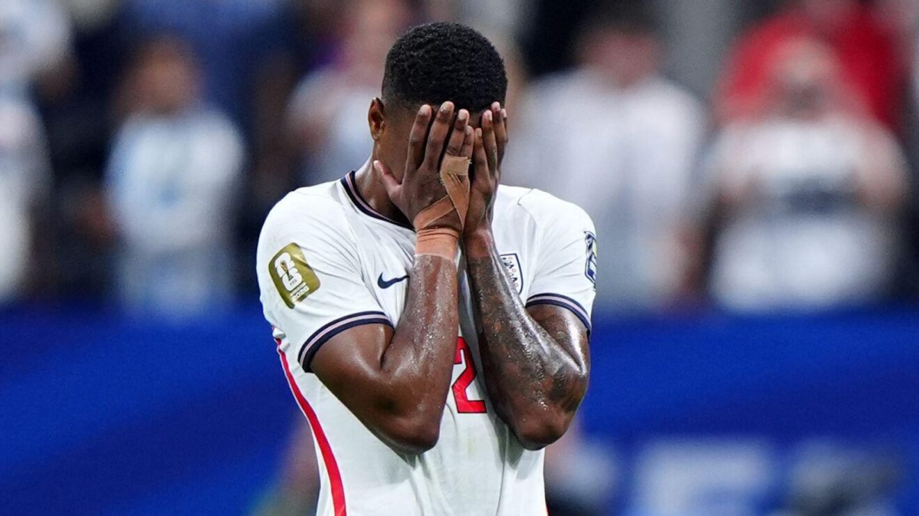Ezri Konsa dejected v Argentina