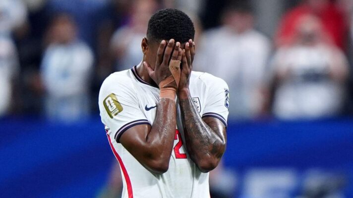 Ezri Konsa dejected v Argentina