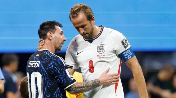 Harry Kane and Lionel Messi