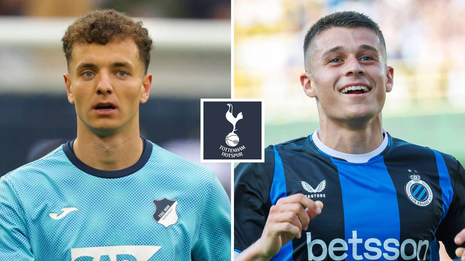 fisnik asllani nicolo tresoldi with tottenham badge 1
