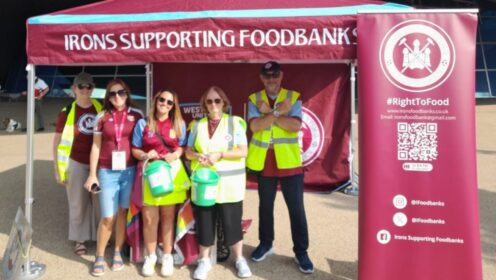 West Ham fans gift 60 tonnes of food even as football club embarrasses itself