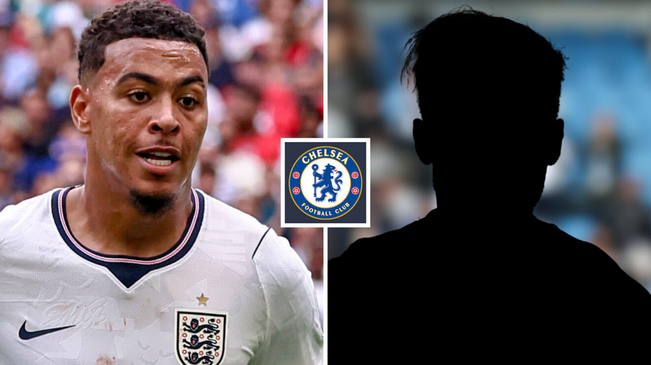 New Chelsea signing Morgan Rogers and a silhouette