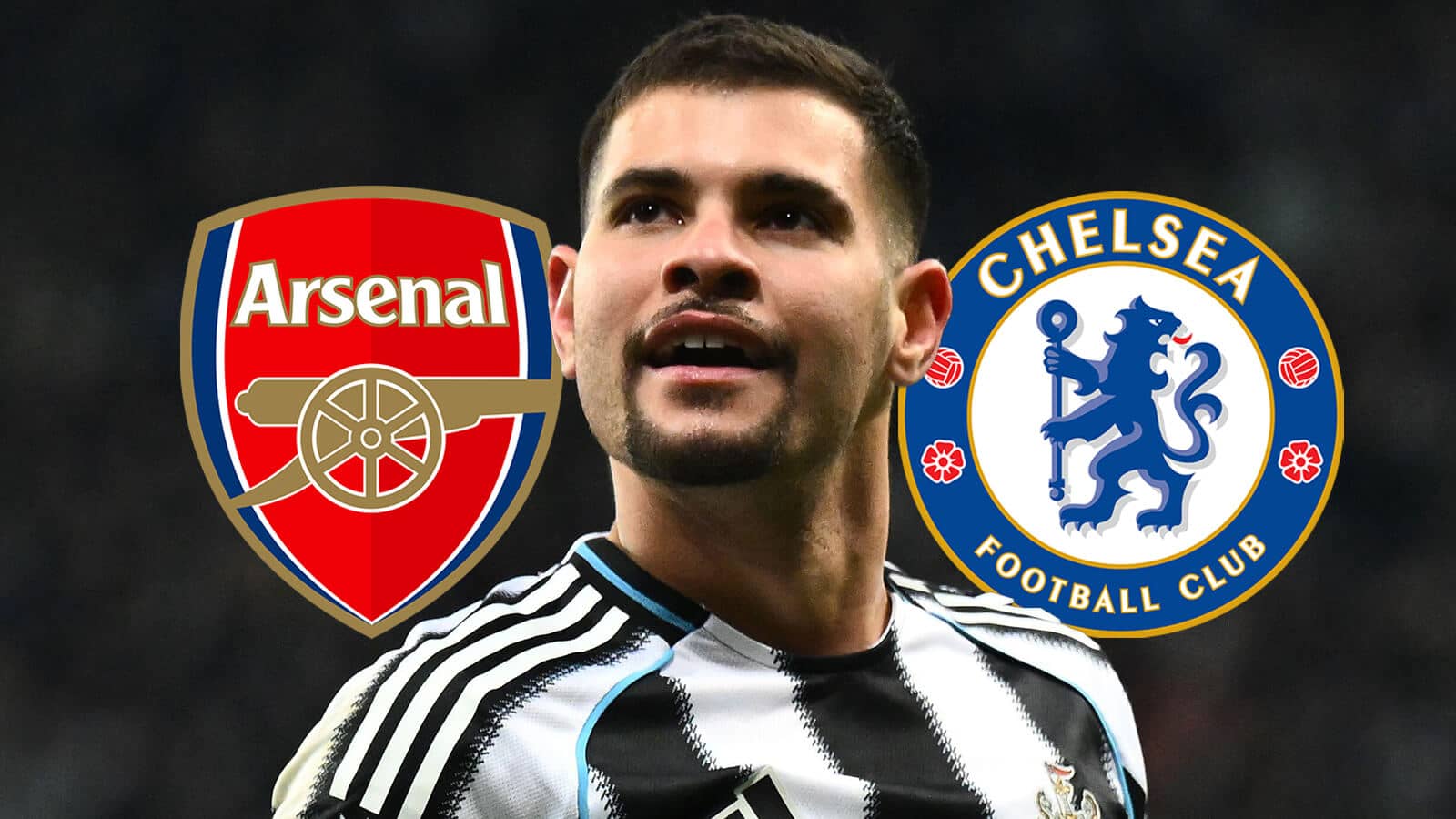 F365 Two Badges Bruno Guimaraes Arsenal Chelsea 1