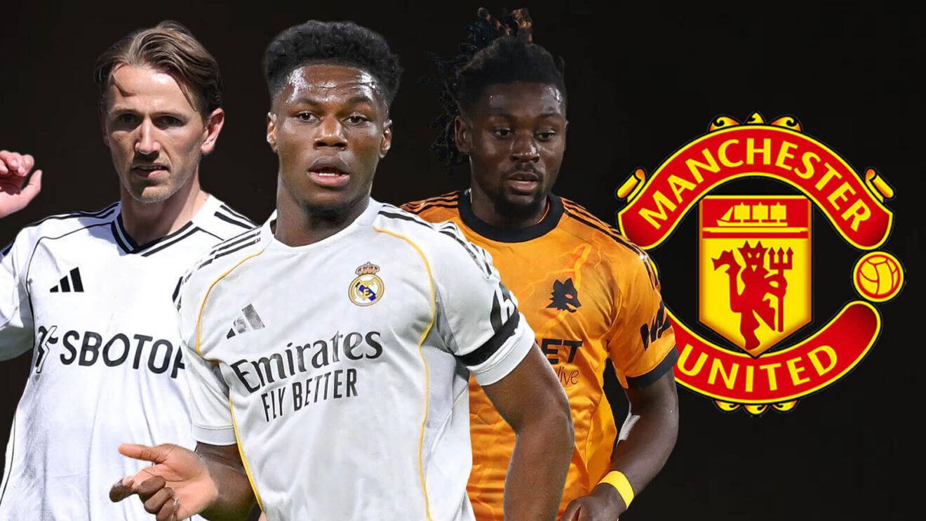 Manu Kone, Sander Berge and Aurelien Tchouameni.