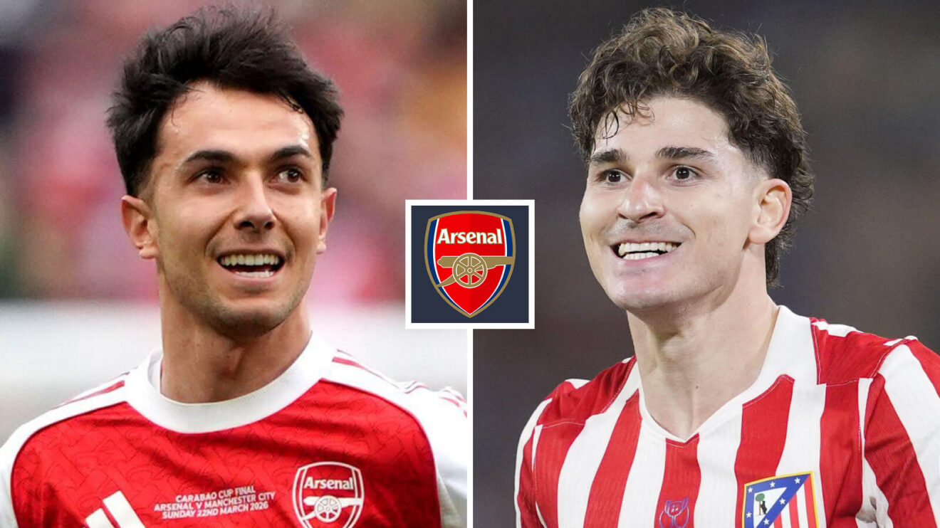 Arsenal midfielder Martin Zubimendi and also Julian Alvarez