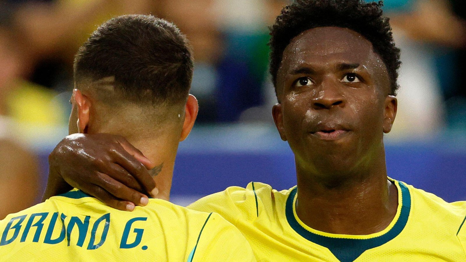 Brazil players Bruno Guimaraes and Vinicius Junior both wanted by Arsenal
