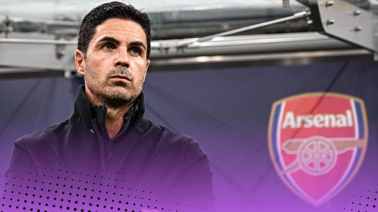 Mikel Arteta as well as an Medley badge