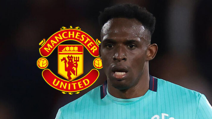 Manchester United badge and Bologna defender Jhon Lucumi - copyright F365