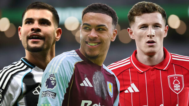 Bruno Guimaraes joins Morgan Rogers and Elliot Anderson on the list.