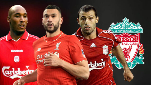 Nicolas Anelka, Steven Caulker and Javier Mascherano.