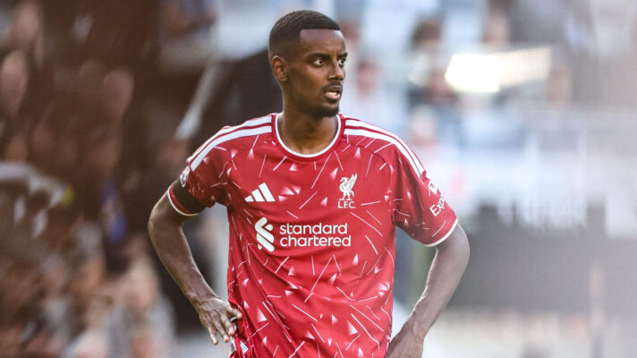 Liverpool striker Alexander Isak