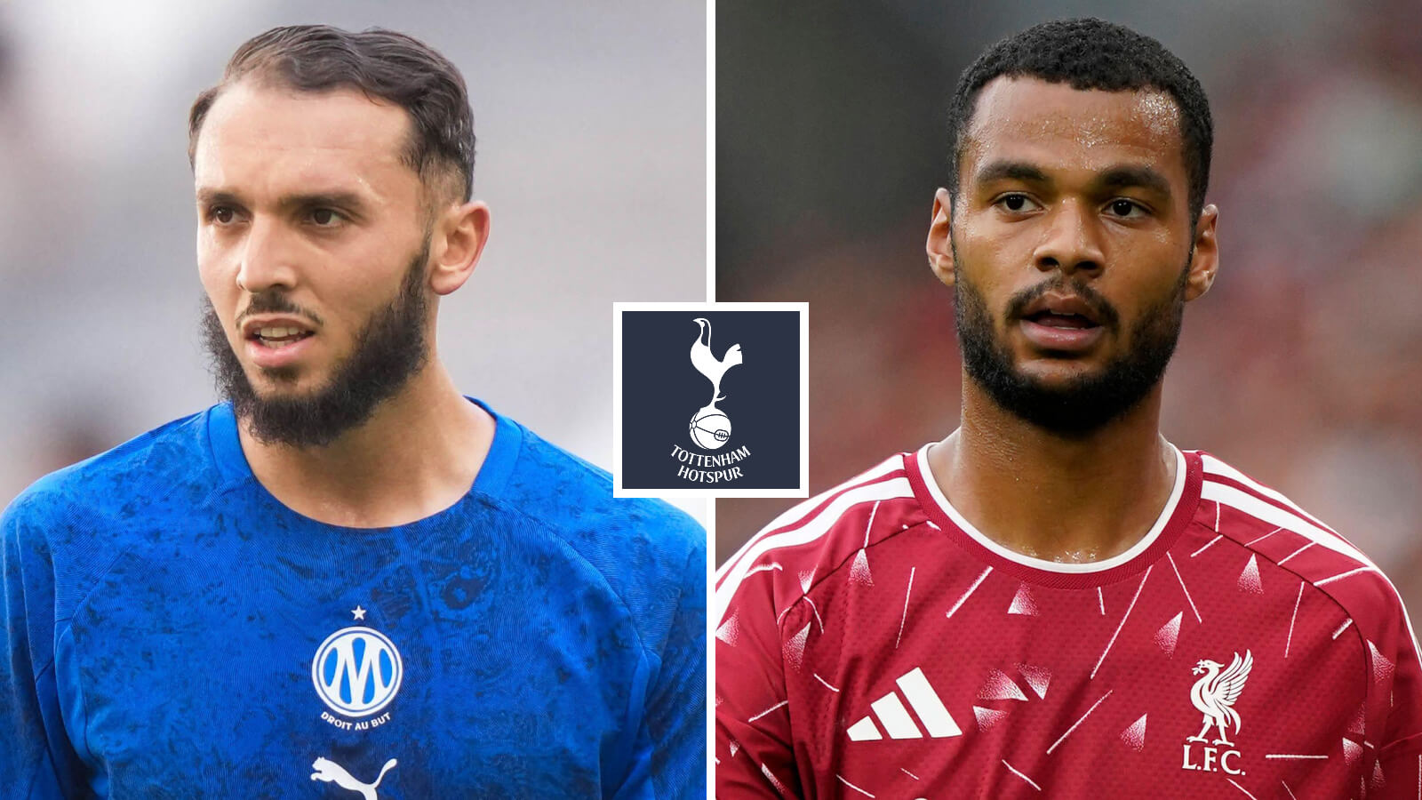 F365 Amine Gouiri with Cody Gakpo and Tottenham badge 1