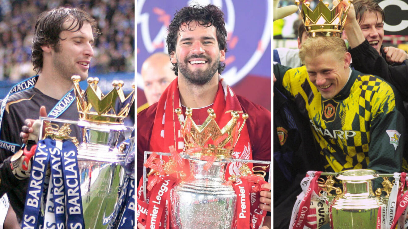 Peter Schmeichel, Alisson Becker and Petr Cech.