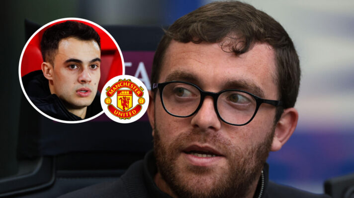 Fabrizio Romano and former Man Utd left-back Sergio Reguilon