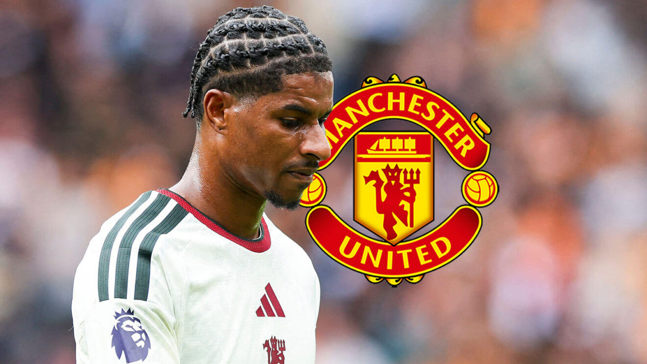 Person Utd winger Marcus Rashford