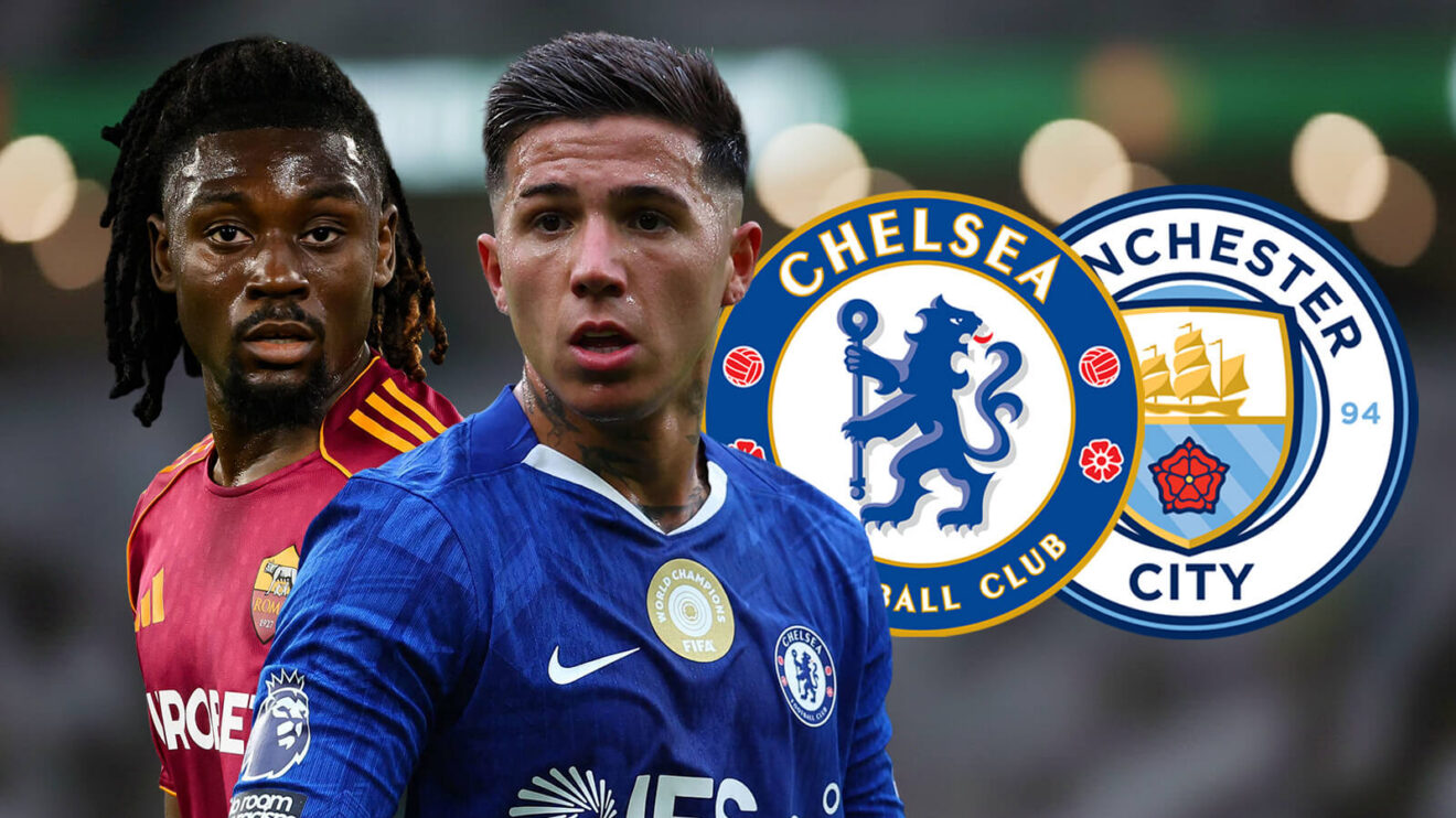 Chelsea transfer target Manu Kone and Enzo Fernandez