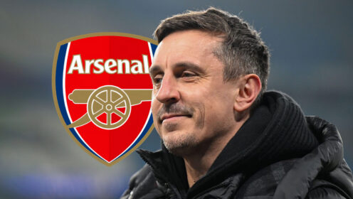 Neville tells Arteta to drop Arsenal star for Chelsea clash after ‘mauling’ vs Aston Villa