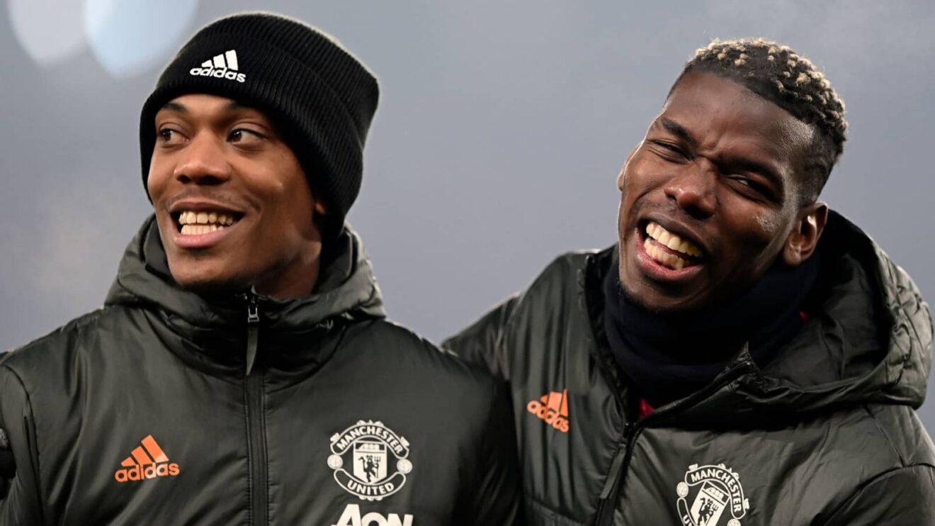 Previous Individual Utd stars Anthony Martial and also Paul Pogba