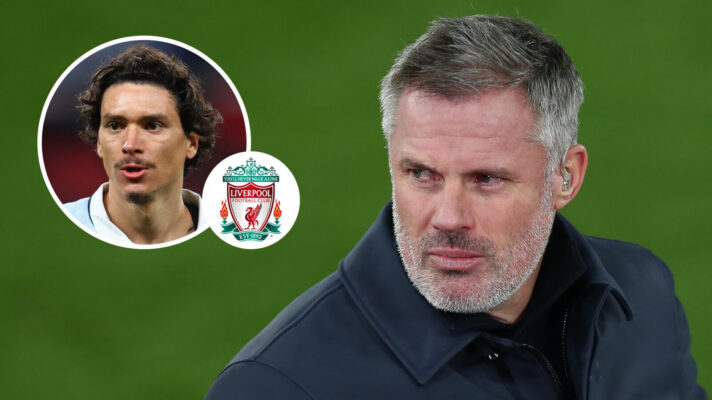 Liverpool legend Jamie Carragher and Darwin Nunez