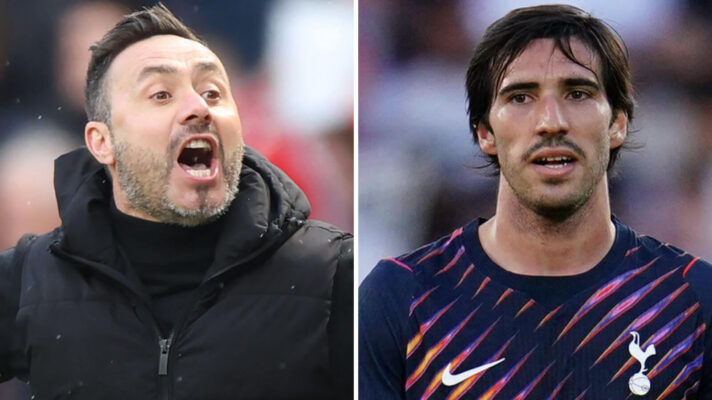 Roberto De Zerbi, Sandro Tonali, Tottenham