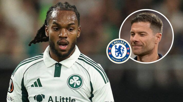 Renato Sanches, Xabi Alonso with Chelsea badge