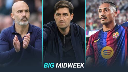 Big Midweek: Champions League returns with tasty Liverpool and Arsenal fixtures, reborn Raphinha, Man City tactical battle…